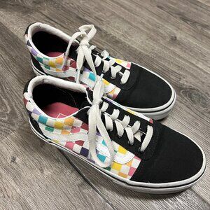 VANS Kids Old Skool Youth Girl Shoes (Size 3)